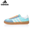 adidas Gazelle Indoor "Cyan Blue White Orange"-Classic sneakers，Adidas Women's Shoe Sale / Men's Shoe Sale