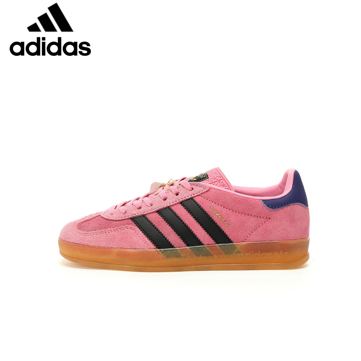 adidas Gazelle Indoor "Pink Black Purple"-Classic sneakers，Adidas Women's Shoe Sale / Men's Shoe Sale