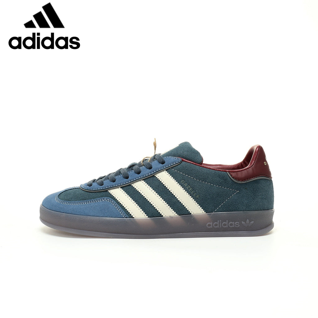 adidas Gazelle Indoor "Dark Teal Burgundy"-Classic sneakers，Adidas Women's Shoe Sale / Men's Shoe Sale