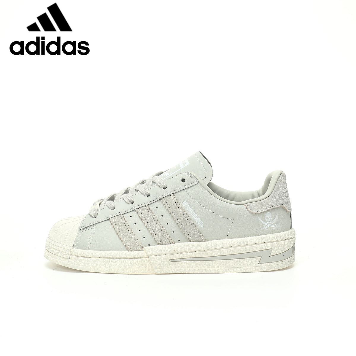 adidas Superstar Neighborhood "Light Gray"-Classic sneakers，Adidas Women's Shoe Sale / Men's Shoe Sale