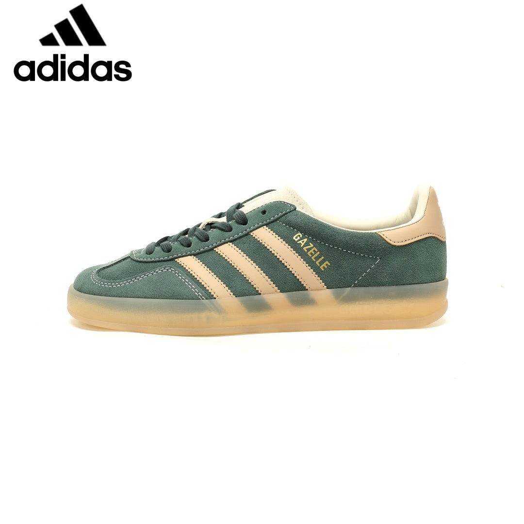 adidas Gazelle Indoor "Green Beige"-Classic sneakers，Adidas Women's Shoe Sale / Men's Shoe Sale