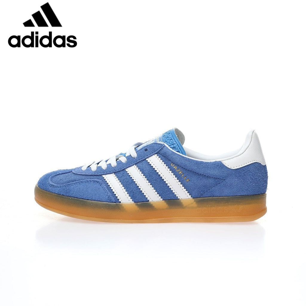 adidas Gazelle Indoor "Blue White"-Classic sneakers，Adidas Women's Shoe Sale / Men's Shoe Sale