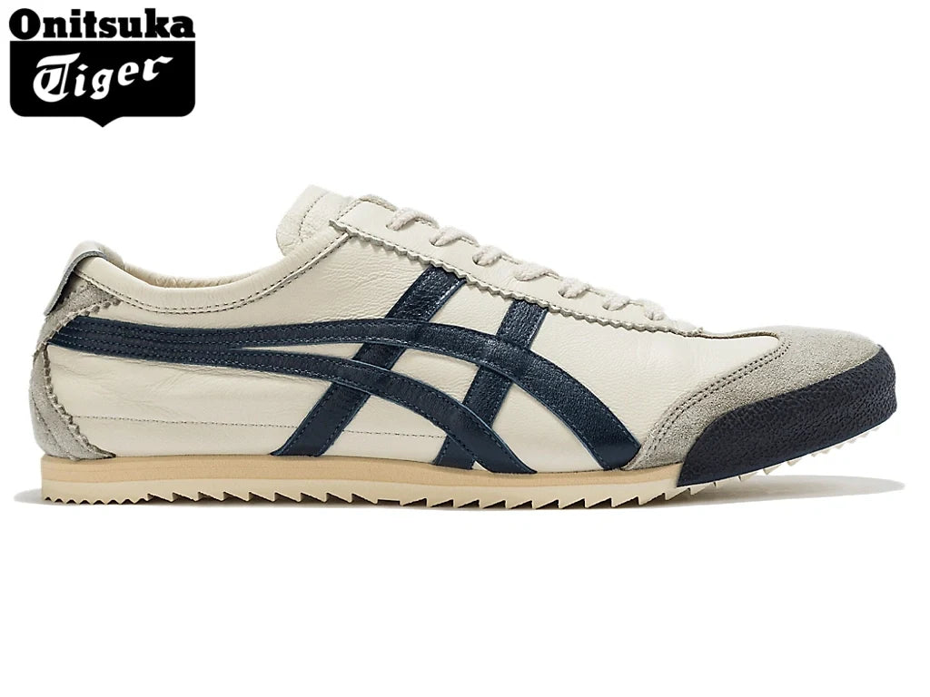 Onitsuka Tiger Mexico 66 Deluxe Nippon Made Sneakers – Cream/Navy