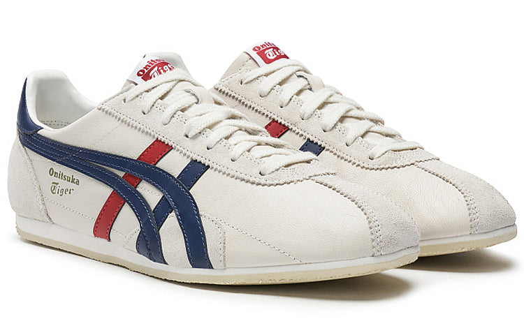 Onitsuka Tiger Mexico 66 "Cream Navy Red" Casual Sneakers- Women's Shoe Sale / Men's Shoe Sale