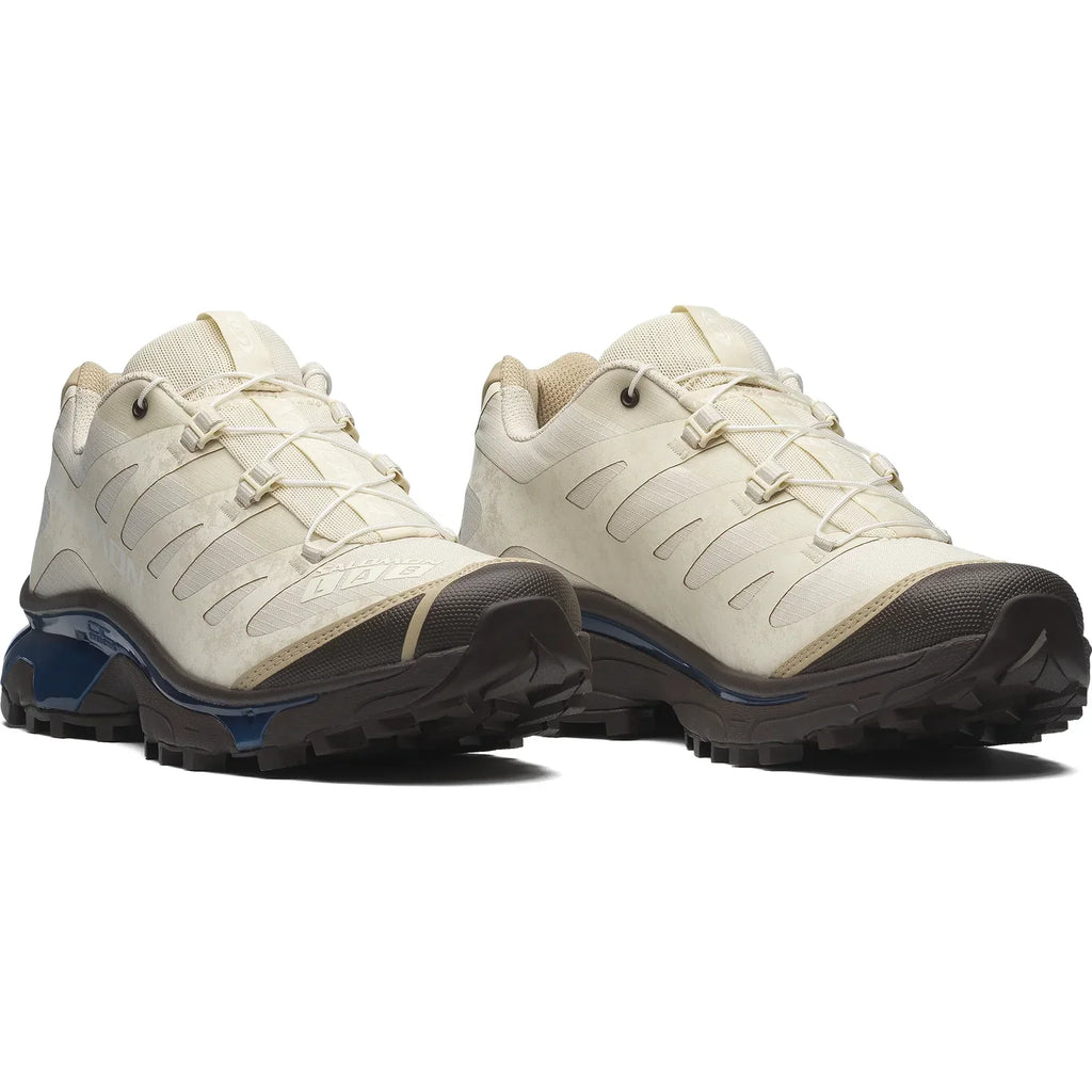 Salomon XT-4 OG XT LAB Men Women Outdoor Trail Hiking Shoes "Cream Beige Dark Brown Blue"