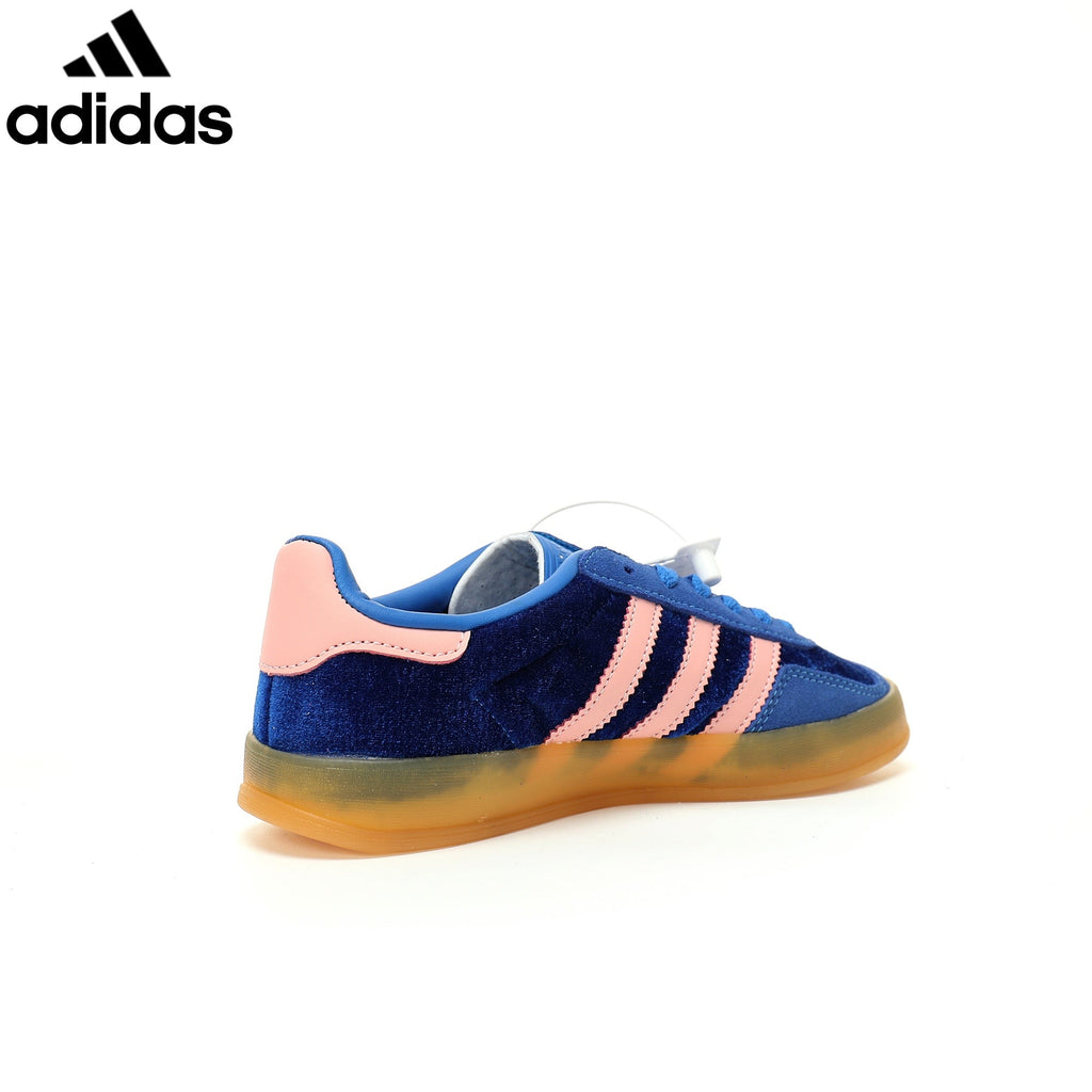 adidas Originals Gazelle Indoor W Shoes "Blue Semi / Pink Spark / Gum"-Classic sneakers，Adidas Women's Shoe Sale / Men's Shoe Sale