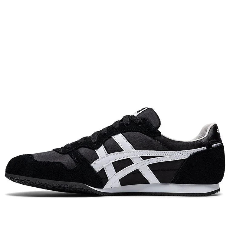 Onitsuka Tiger SERRANO "Black White" Retro Running Sneakers- Women's Shoe Sale / Men's Shoe Sale