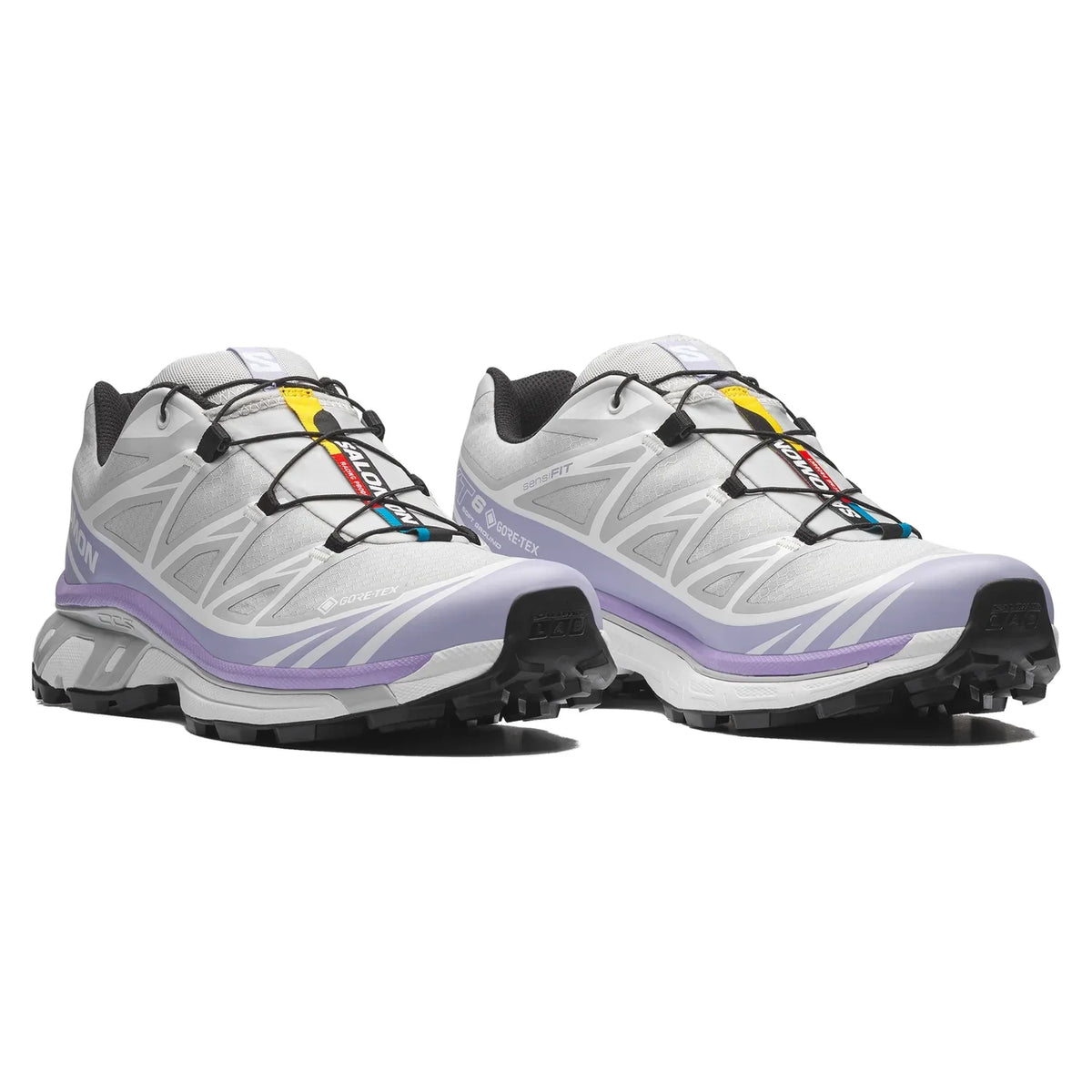 Salomon XT-6 GTX Trail Running Shoes "White Lavender"- outdoor hiking shoes/Women's Shoe Sale / Men's Shoe Sale