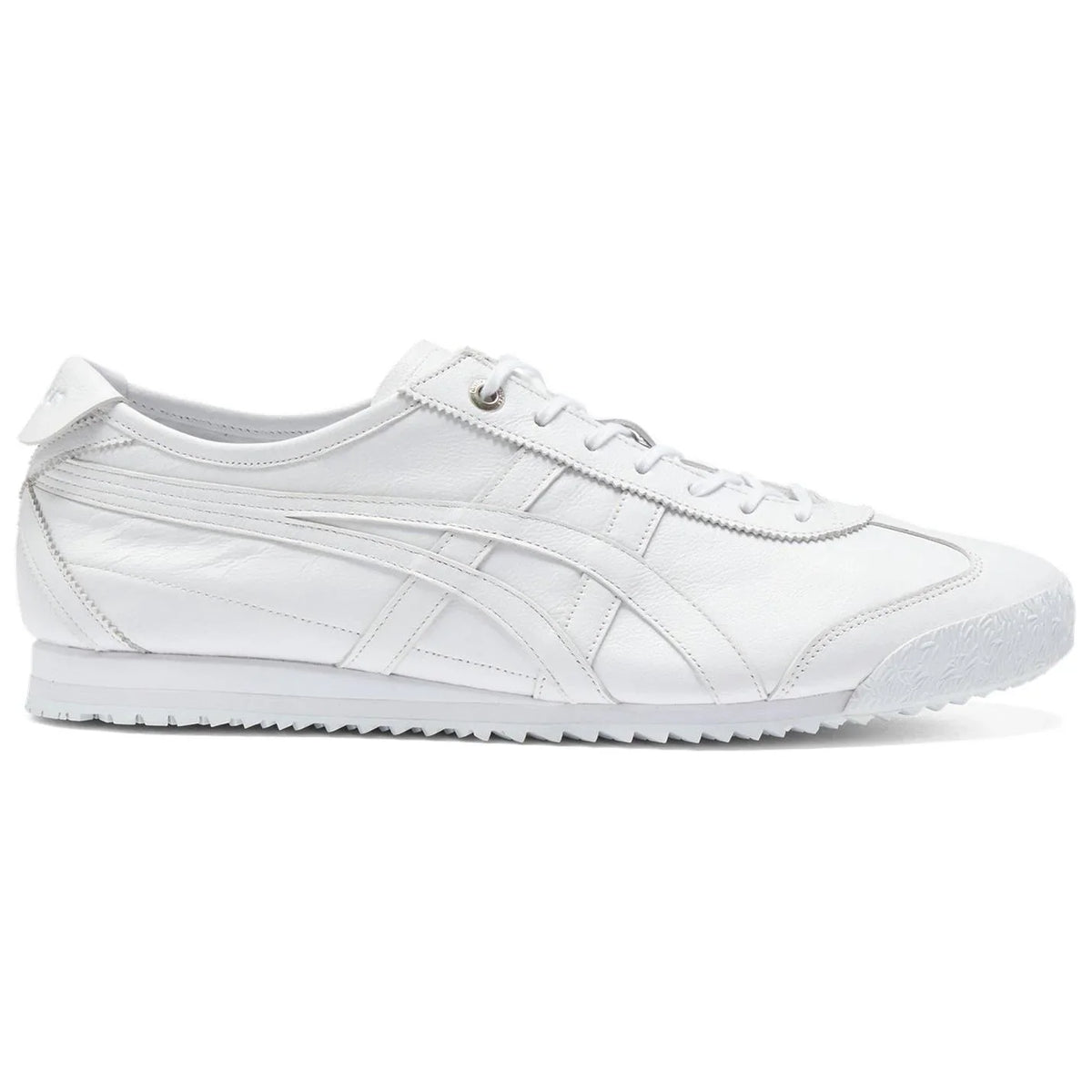 Onitsuka Tiger Mexico 66 "All White" Unisex Leather Sneakers- Women's Shoe Sale / Men's Shoe Sale