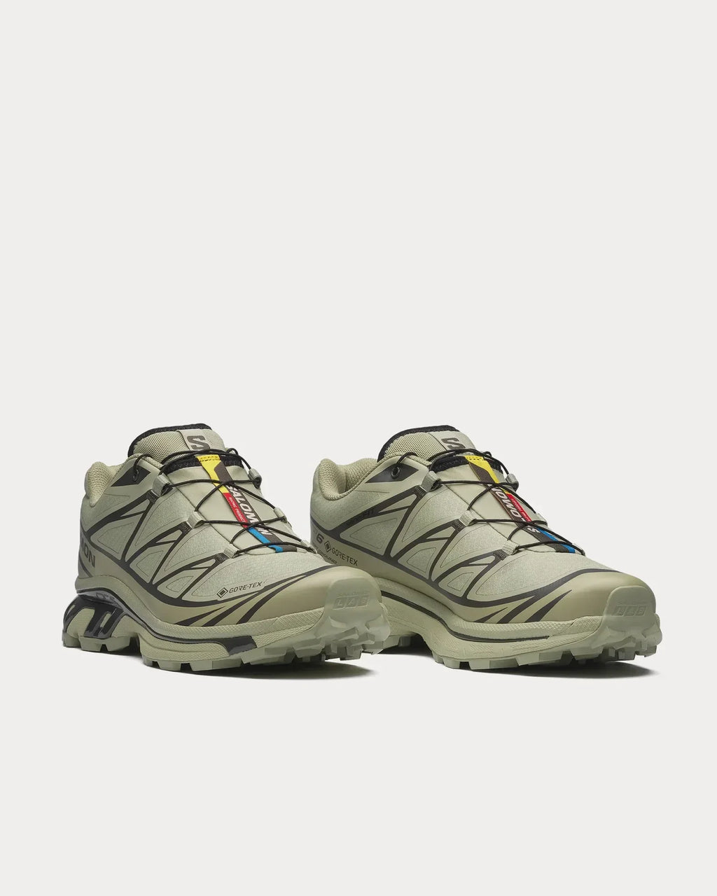 Salomon XT-6 GTX Trail Running Shoes "Alfalfa"- outdoor hiking shoes/Women's Shoe Sale / Men's Shoe Sale