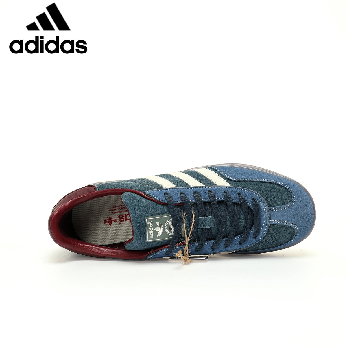 adidas Gazelle Indoor "Dark Teal Burgundy"-Classic sneakers，Adidas Women's Shoe Sale / Men's Shoe Sale