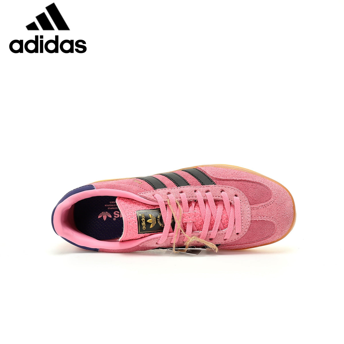 adidas Gazelle Indoor "Pink Black Purple"-Classic sneakers，Adidas Women's Shoe Sale / Men's Shoe Sale