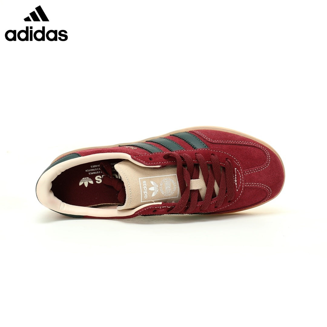 adidas Gazelle Indoor "Burgundy Green"-Classic sneakers，Adidas Women's Shoe Sale / Men's Shoe Sale