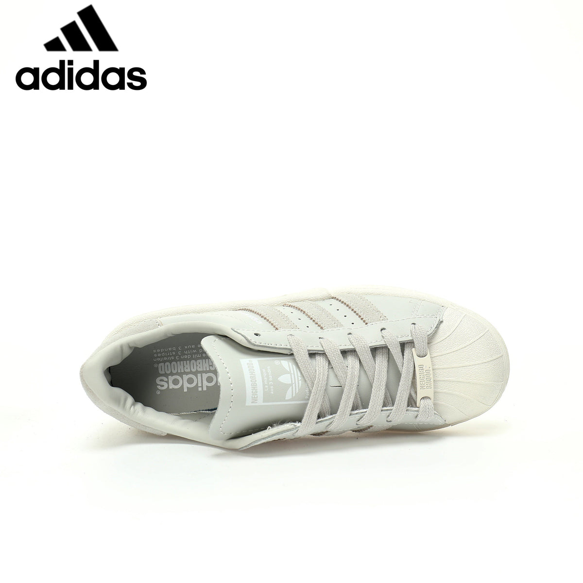 adidas Superstar Neighborhood "Light Gray"-Classic sneakers，Adidas Women's Shoe Sale / Men's Shoe Sale