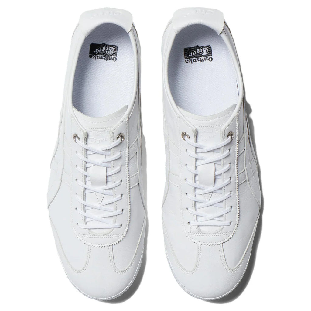 Onitsuka Tiger Mexico 66 "All White" Unisex Leather Sneakers- Women's Shoe Sale / Men's Shoe Sale