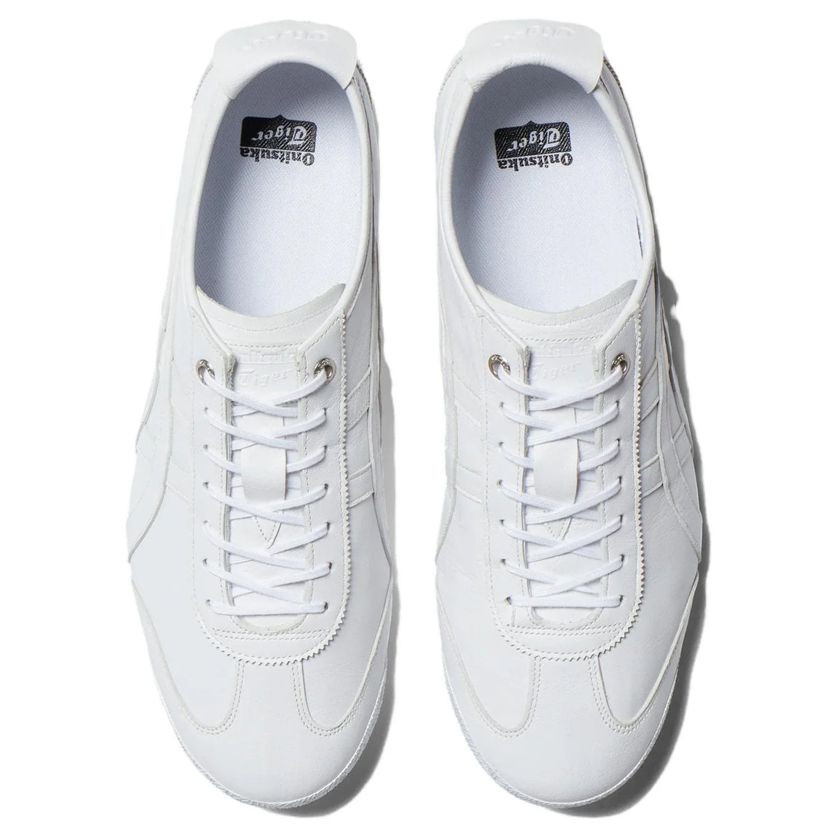 Onitsuka Tiger Mexico 66 "All White" Unisex Leather Sneakers- Women's Shoe Sale / Men's Shoe Sale