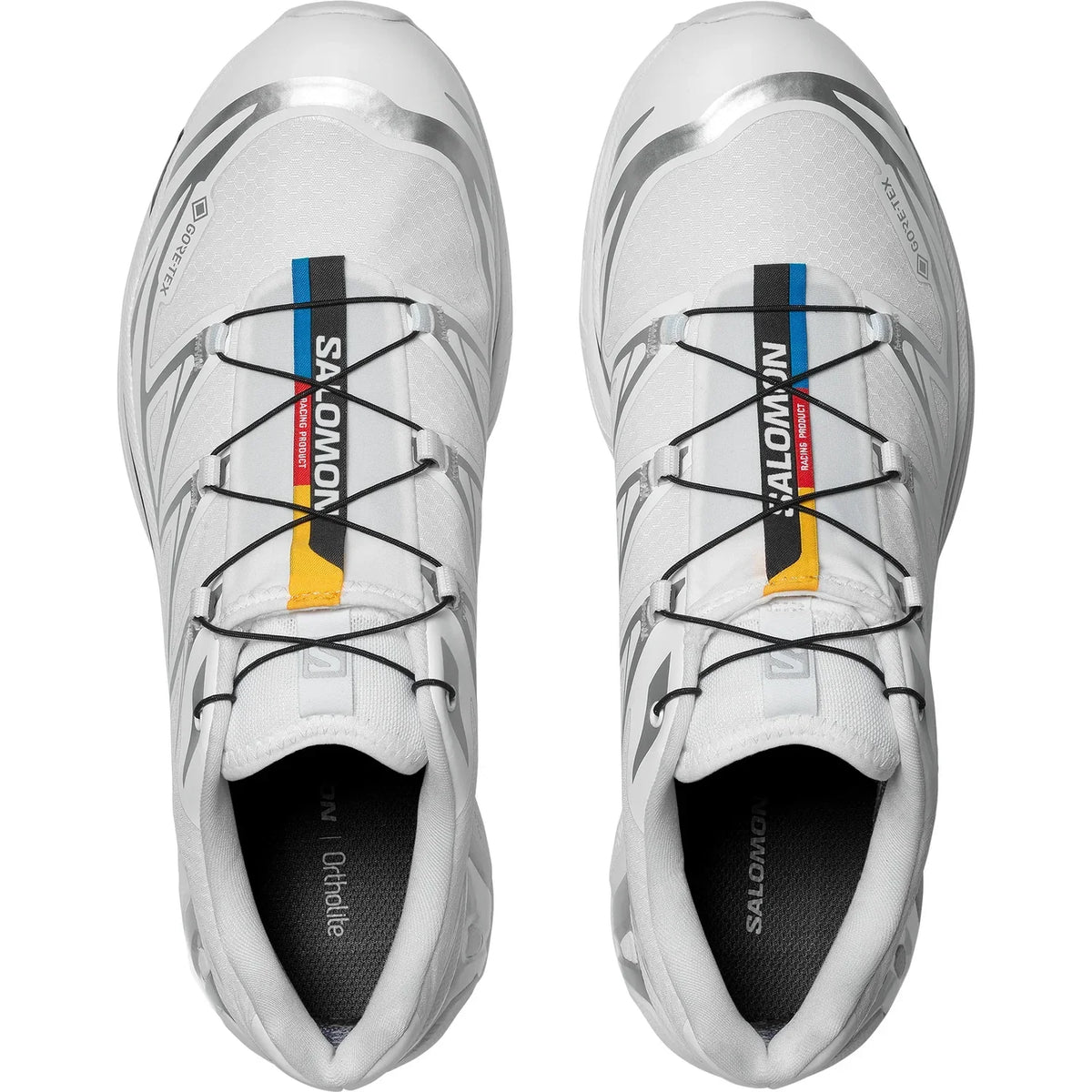 Salomon XT-6 GTX Trail Running Shoes "White Silver"- outdoor hiking shoes/Women's Shoe Sale / Men's Shoe Sale
