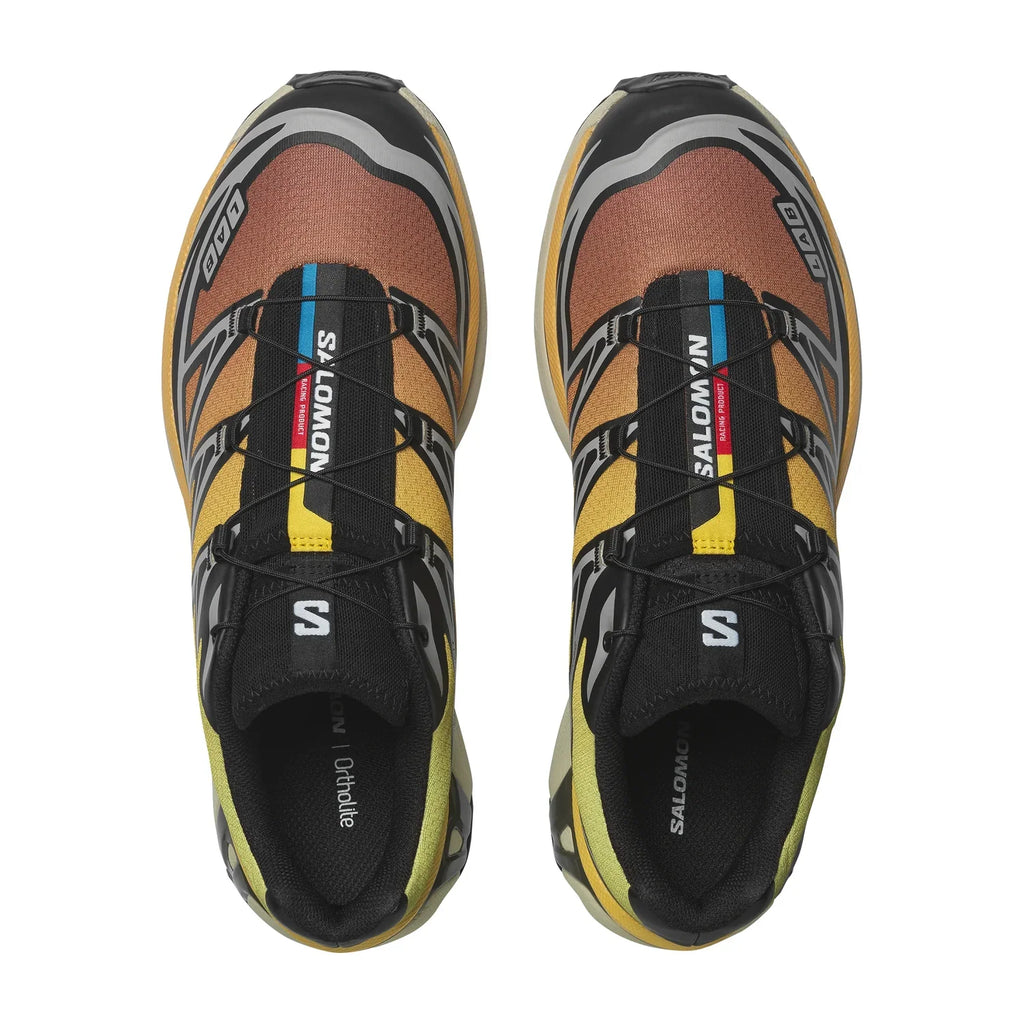 Salomon S-LAB XT-6 Men Women Outdoor Trail Running Shoes "Yellow Orange Black"