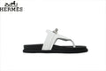 Hermès Empire Series Thong Sandals "White"