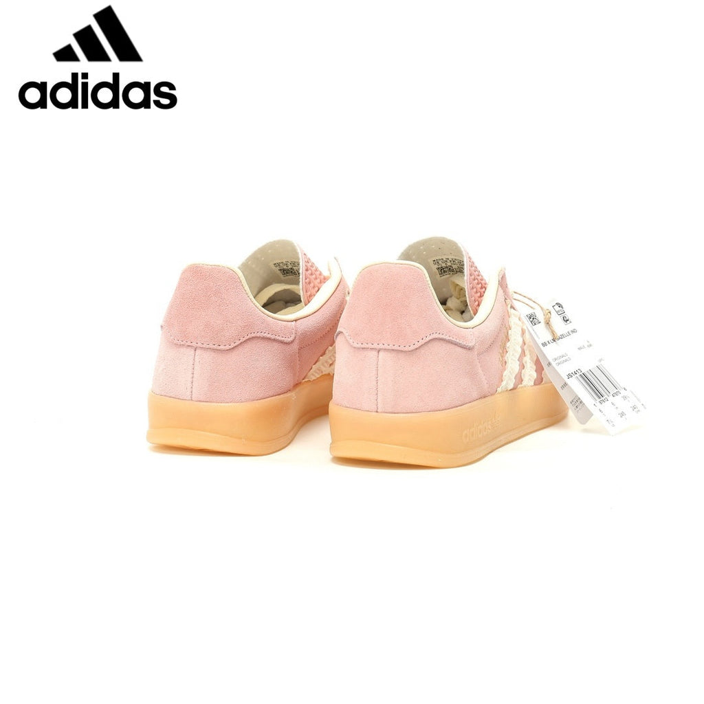 adidas Gazelle Indoor "Pink Off White Ruffle"-Classic sneakers，Adidas Women's Shoe Sale / Men's Shoe Sale