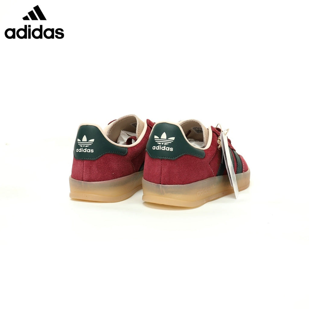 adidas Gazelle Indoor "Burgundy Green"-Classic sneakers，Adidas Women's Shoe Sale / Men's Shoe Sale