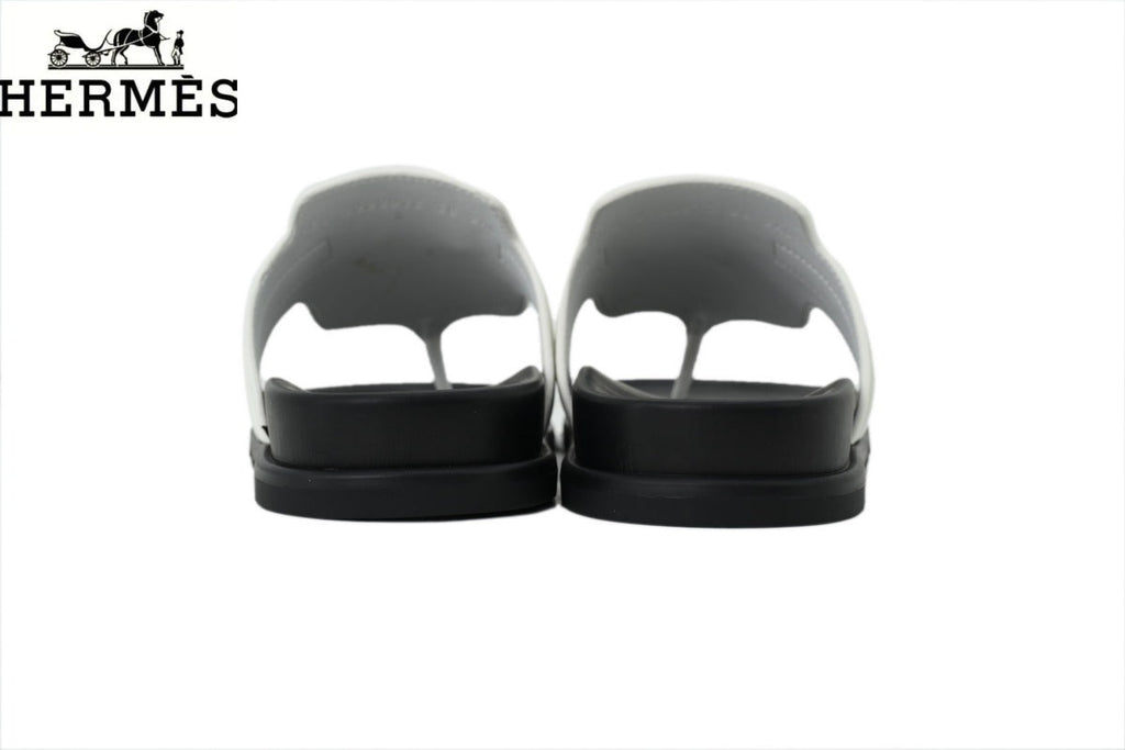 Hermès Empire Series Thong Sandals "White"