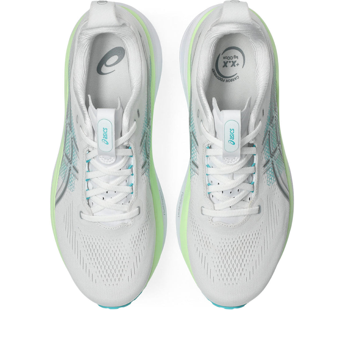 Asics  shoes  neutral running shoes mens  sneakers Gel-Kayano 33 White / Mint Green