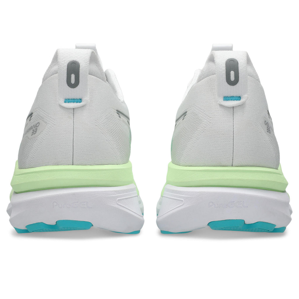 Asics  shoes  neutral running shoes mens  sneakers Gel-Kayano 33 White / Mint Green