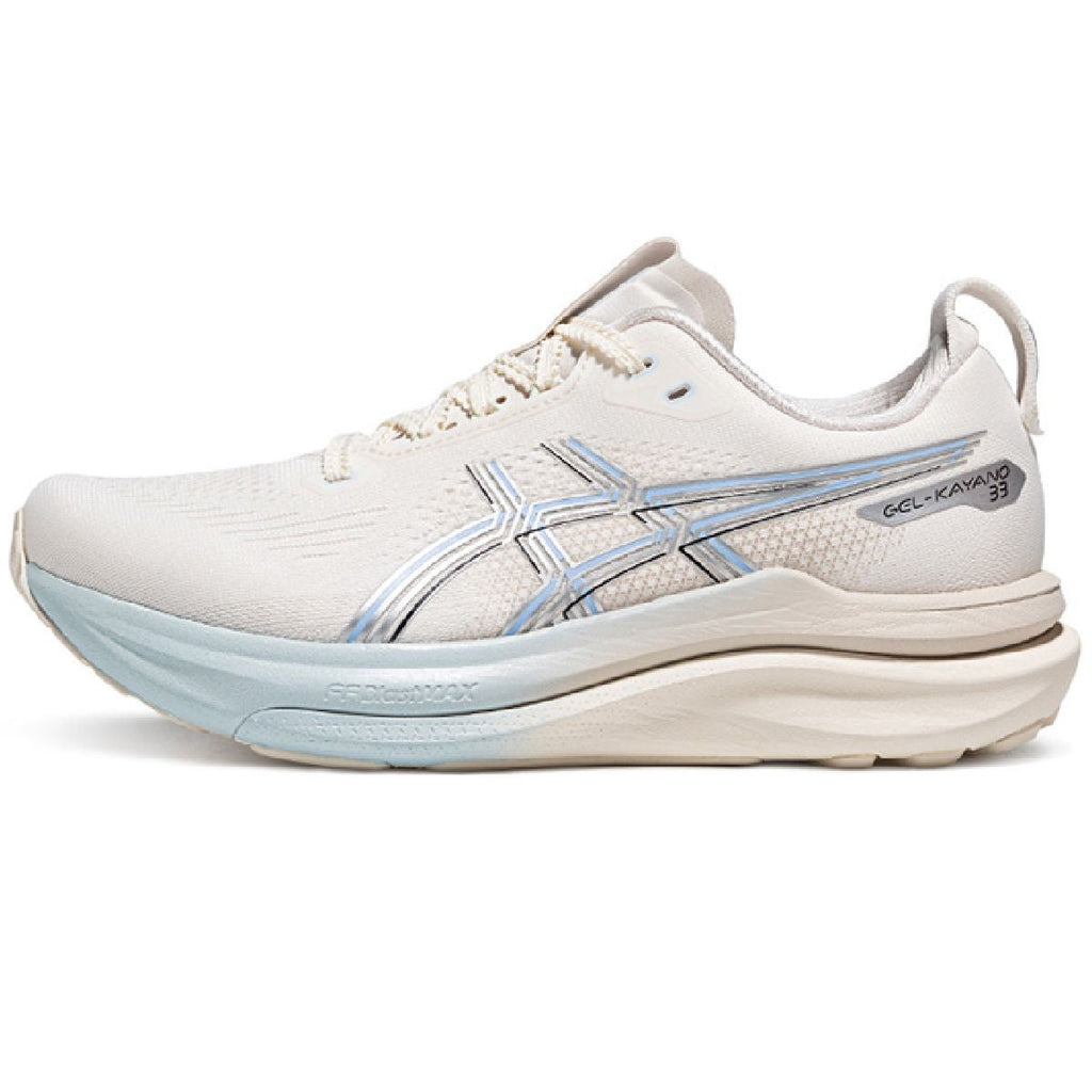 Asics  shoes  neutral running shoes mens  sneakers Gel-Kayano 33 Cream / Light Blue / Silver