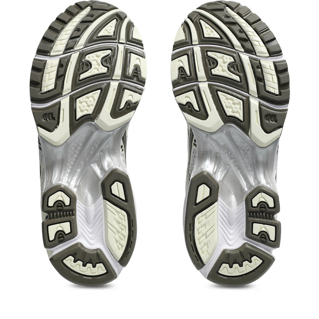 Asics  shoes  neutral running shoes mens  sneakers Gel-Kayano 14 White / Olive / Metallic Silver