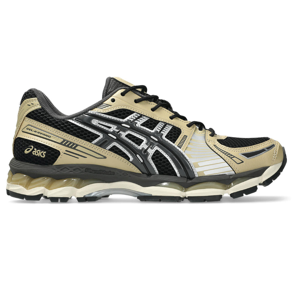Asics  shoes  neutral running shoes mens  sneakers Gel-Nimbus Black / Beige / Metallic Silver