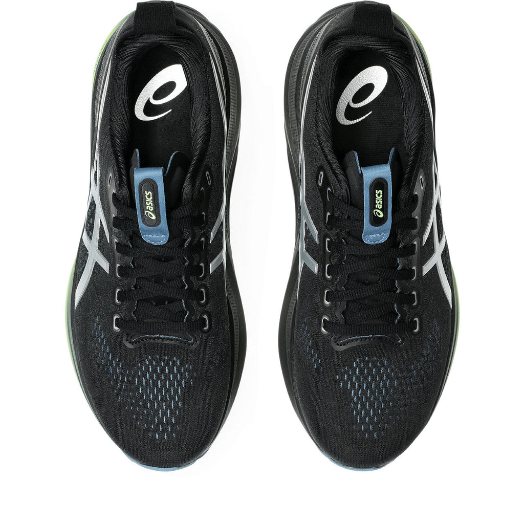 Asics  shoes  neutral running shoes mens  sneakers Gel-Kayano 32 Black / Metallic Silver / Neon Green