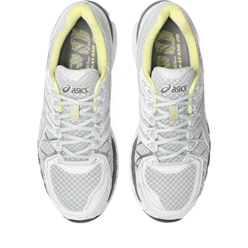 Asics  shoes  neutral running shoes mens  sneakers Gel-Kayano 20 White / Silver / Pale Yellow