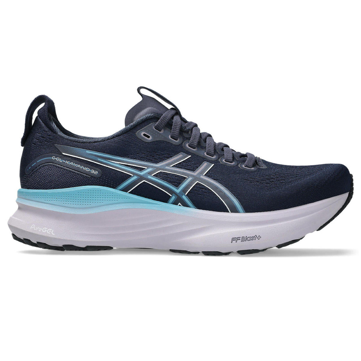 Asics  shoes  neutral running shoes mens  sneakers Gel-Kayano 32 Navy / Sky Blue / White