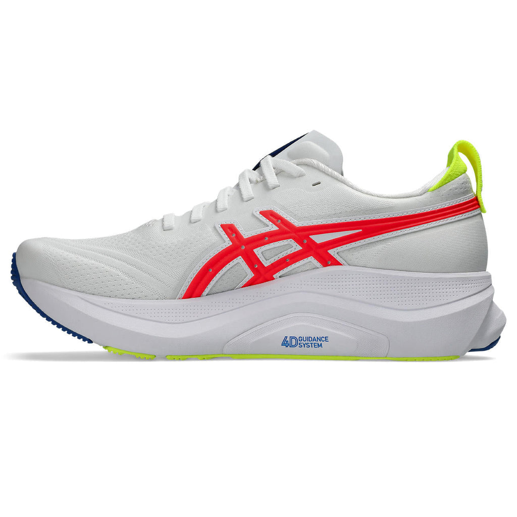 Asics  shoes  neutral running shoes mens  sneakers Gel-Kayano 32 White / Red / Lime Green