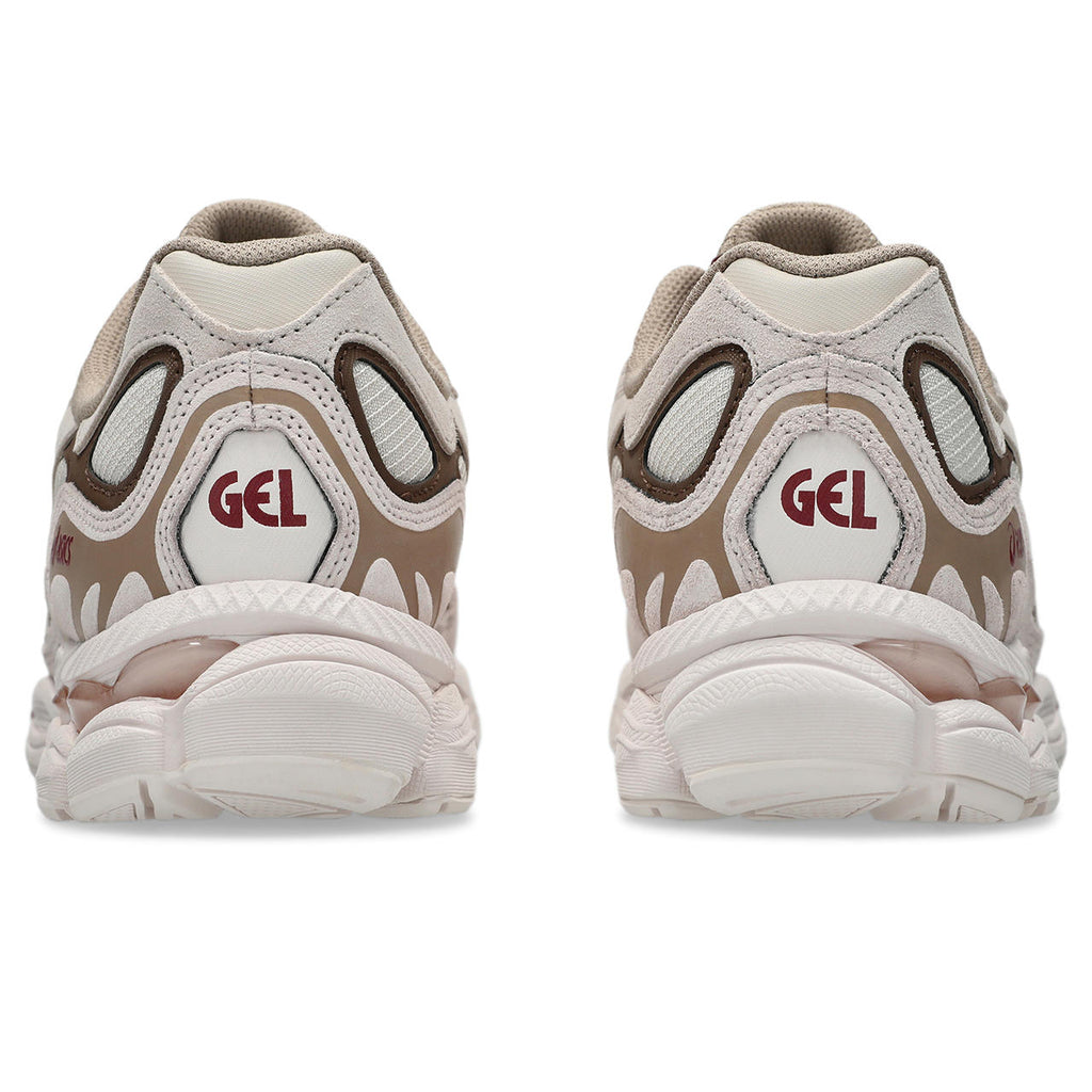 Asics womens shoes  neutral running shoes mens  sneakers Gel-NYC – Cream/Brown Sneaker