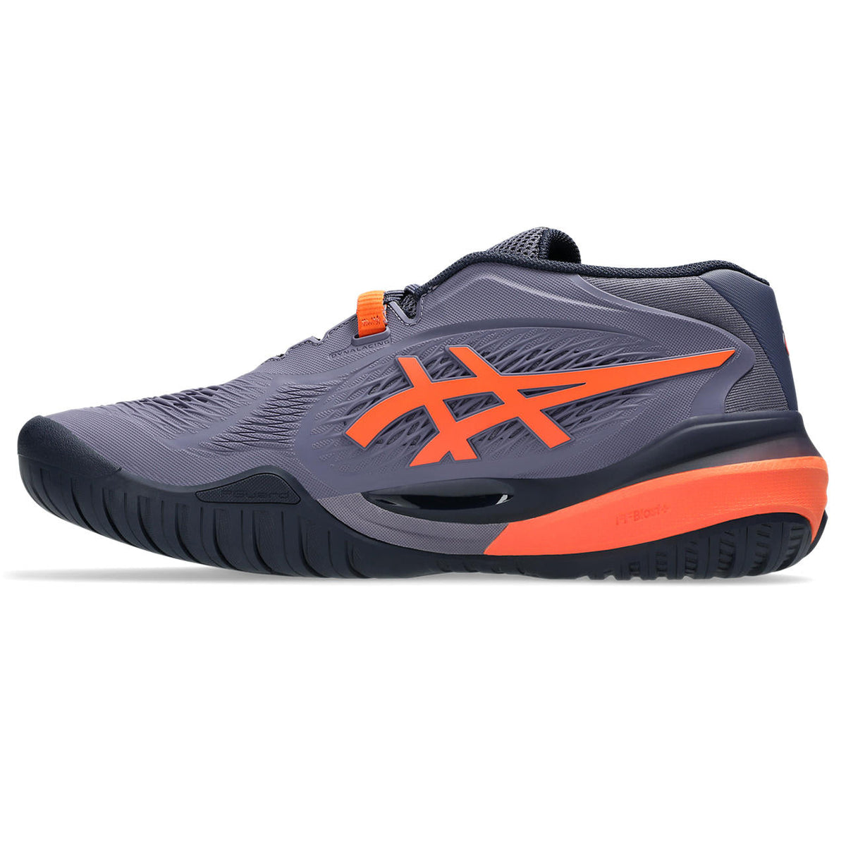 Asics womens shoes  neutral running shoes mens  sneakers Gel-Resolution – Dark Purple/Orange Tennis Sneaker
