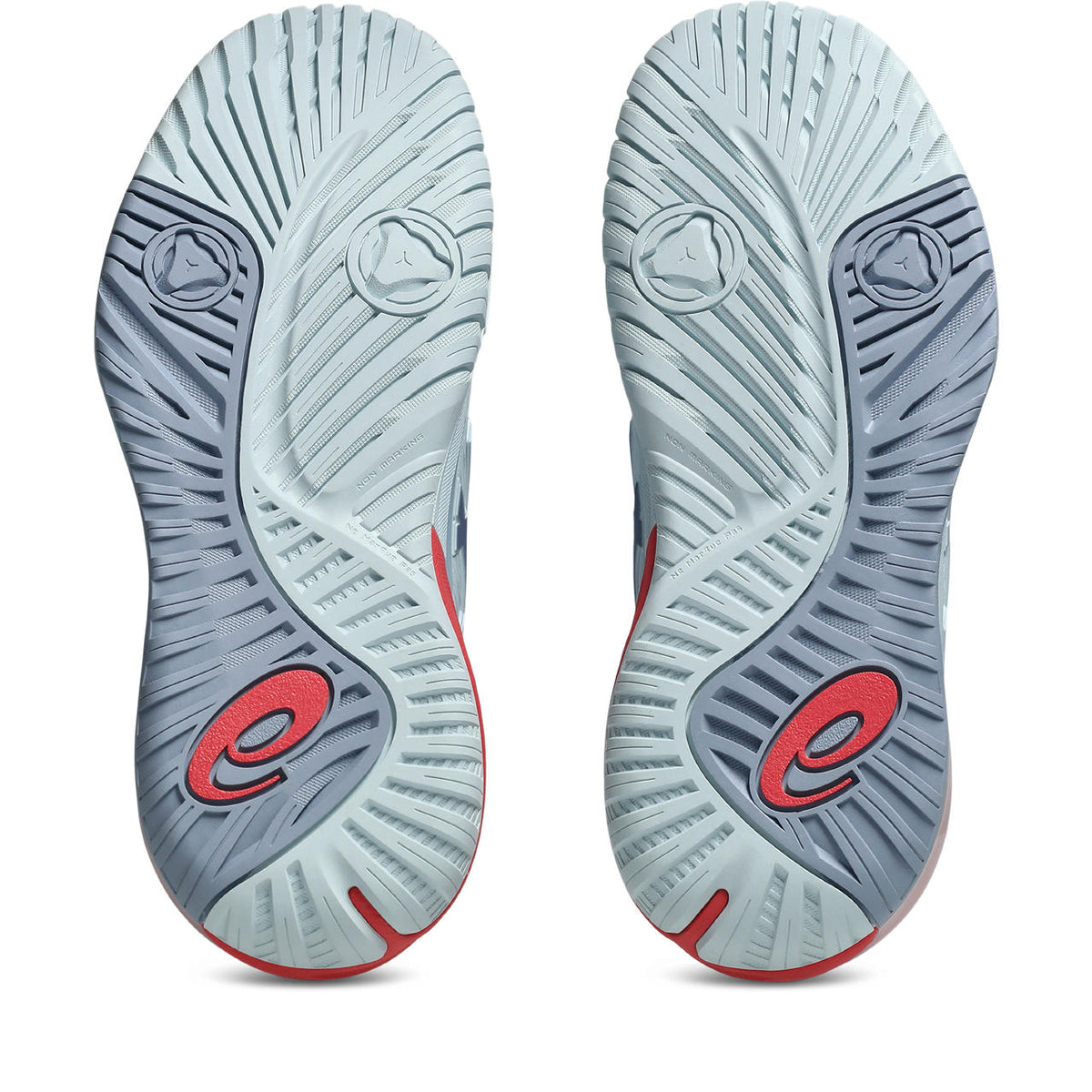 Asics womens shoes  neutral running shoes mens  sneakers Gel-Resolution – Light Sky Blue/Navy/Red Tennis Sneaker