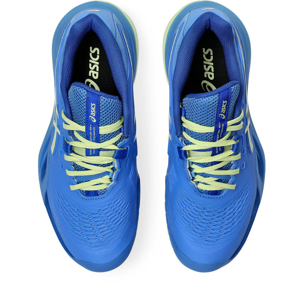 Asics womens shoes  neutral running shoes mens  sneakers Gel-Resolution – Bright Blue/Pale Yellow Tennis Sneaker