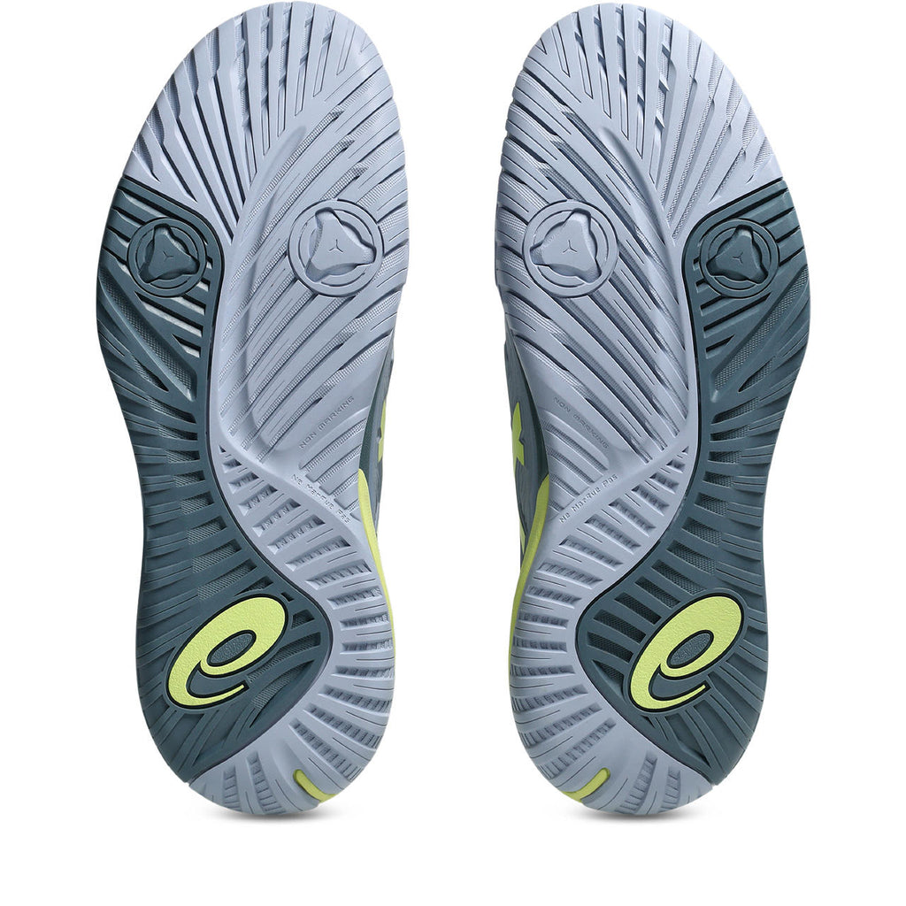 Asics womens shoes  neutral running shoes mens  sneakers Gel-Resolution – Grey/Pale Lime Yellow Tennis Sneaker