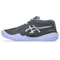 Asics womens shoes  neutral running shoes mens  sneakers Gel-Resolution – Dark Grey/Silver/Lavender Tennis Sneaker