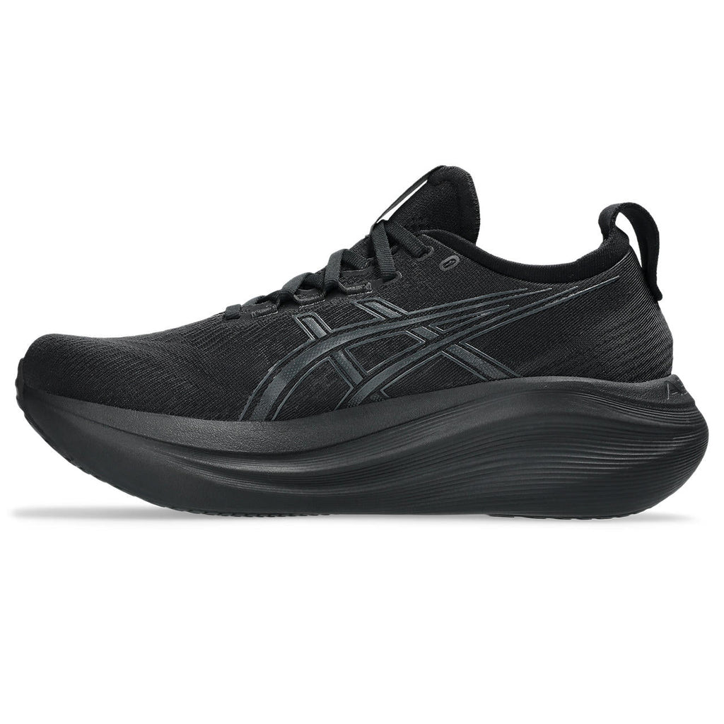 Asics womens shoes  neutral running shoes mens  sneakers You're welcome Gel-Nimbus 27 Triple Black