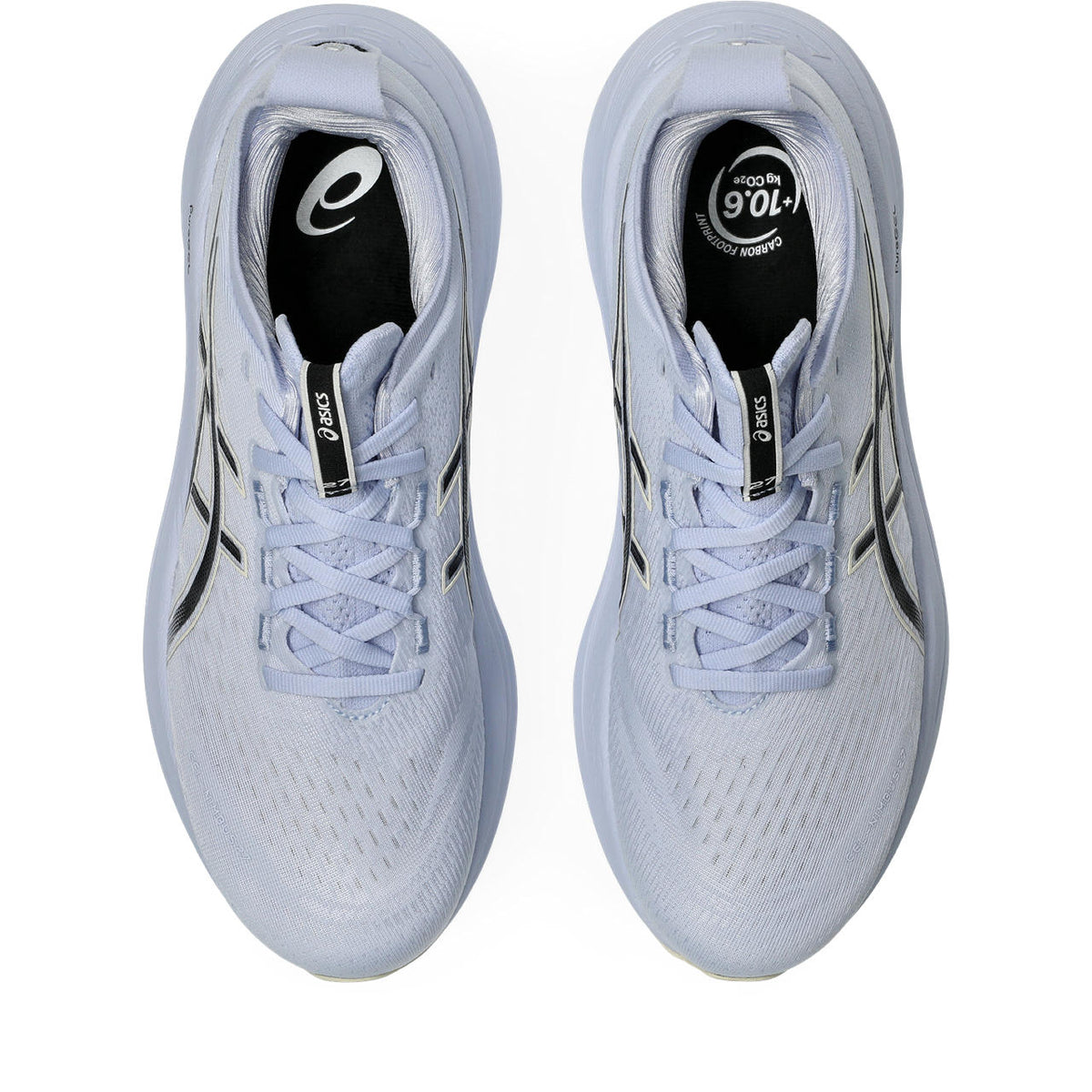 Asics womens shoes  neutral running shoes mens  sneakers  Gel-Nimbus 28 – Light Lavender/Black Running Shoe