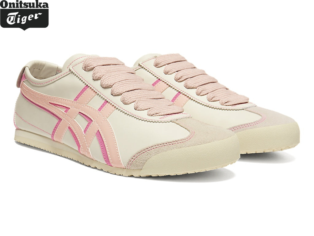 Onitsuka Tiger Mexico 66 "Cream/Cozy Pink"Classic shoe models Onitsuka Tiger Women's Shoe Sale / Men's Shoe Sale