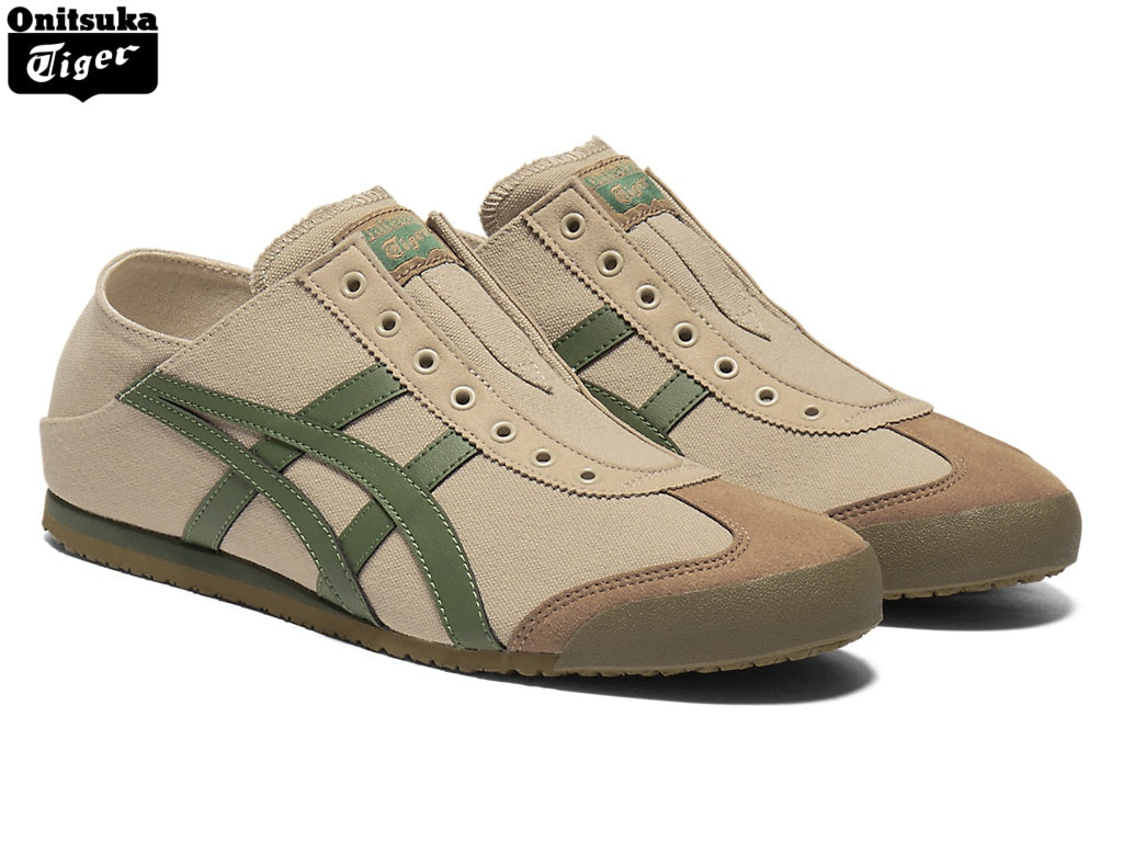 Onitsuka Tiger Mexico 66 Paraty Slip On Canvas Sneakers - Women's Shoe Sale / Men's Shoe Sale