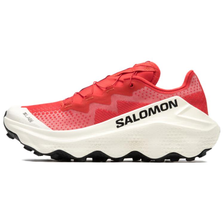 Salomon S/LAB Ultra Glide Trail Running Sneakers "Red White"