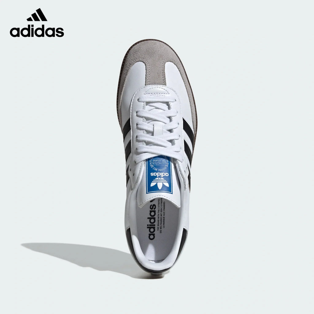 adidas Originals Samba OG Shoes "Cloud White / Core Black / Gum"-Classic sneakers，Adidas Women's Shoe Sale / Men's Shoe Sale
