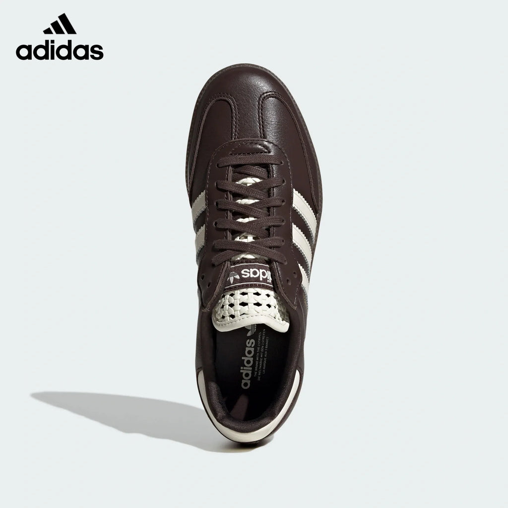 adidas Originals Samba OG Shoes Dark Brown  Off White  Gum-Classic sneakers，Adidas Women's Shoe Sale / Men's Shoe Sale