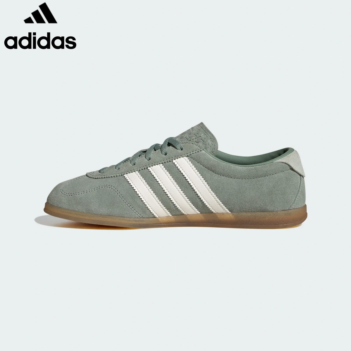 adidas Originals Gazelle Indoor Shoes "Sage Green / Off White"-Classic sneakers，Adidas Women's Shoe Sale / Men's Shoe Sale