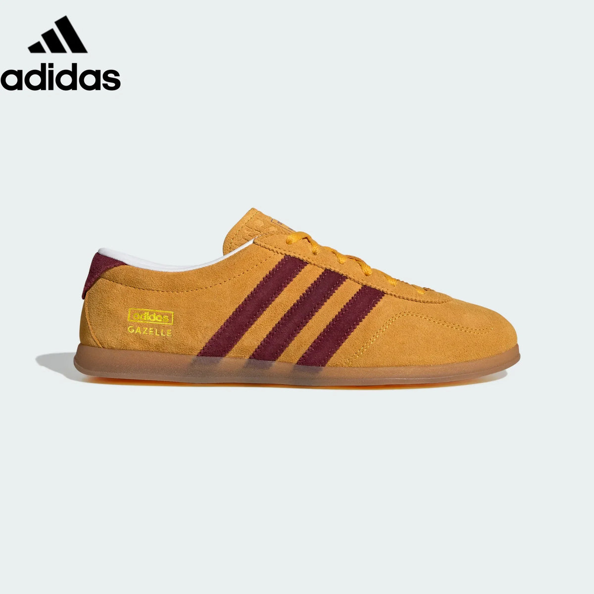 adidas Originals Gazelle Lo Pro W Shoes "Crew Yellow / Shadow Red / Gum"-Classic sneakers，Adidas Women's Shoe Sale / Men's Shoe Sale